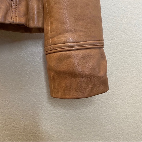Bernardo 100% Genuine Leather Jacket Brown Size M - Picture 7 of 10